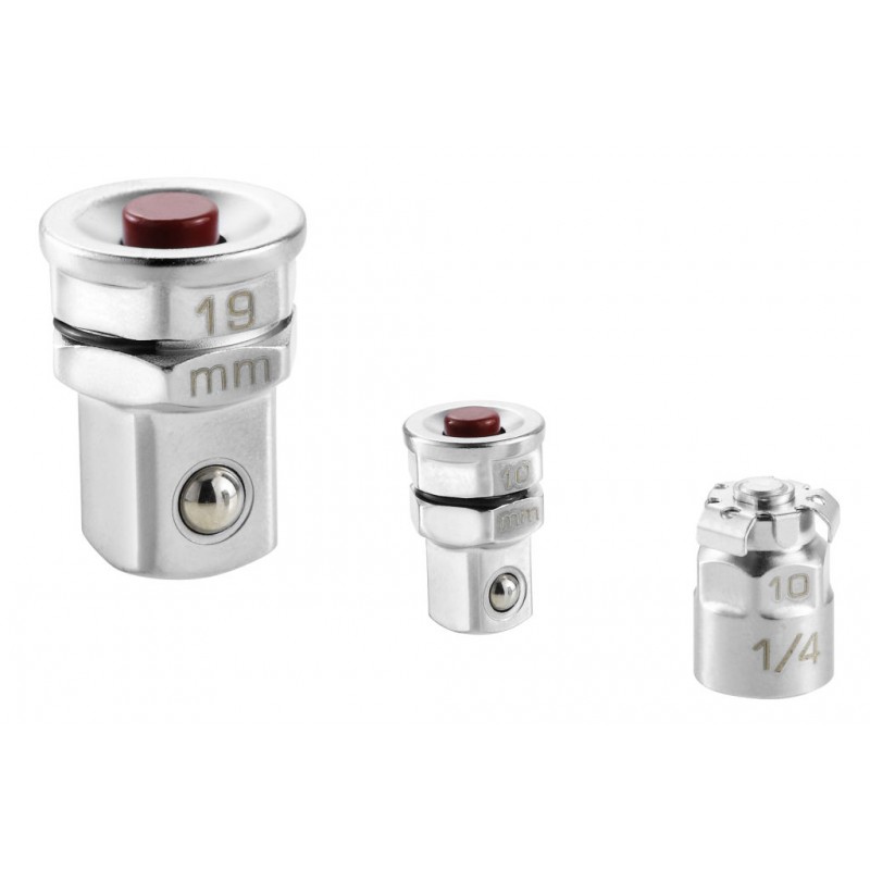 467.ADAPT10-19 FACOM ΣΕΤ 3 6ΓΩΝΟΙ ΑΝΤΑΠΤΟΡΕΣ 10-19MM ΓΙΑ ΚΛΕΙΔΙ 10ΜΜ 1/4