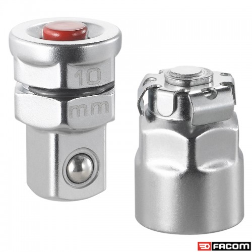 467.ADAPT10MM FACOM ΣΕΤ 2 ΑΝΤΑΠΤΟΡΕΣ ΓΙΑ ΚΛΕΙΔΙΑ 10MM ΣΕ 1/4