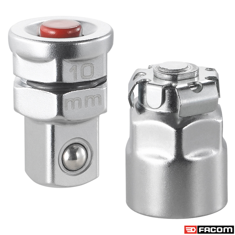 467.ADAPT10MM FACOM ΣΕΤ 2 ΑΝΤΑΠΤΟΡΕΣ ΓΙΑ ΚΛΕΙΔΙΑ 10MM ΣΕ 1/4