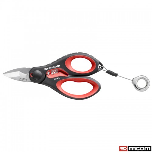 SLS BI-MATERIAL HEAVY DUTY SCISSORS FACOM 841A.3SLS