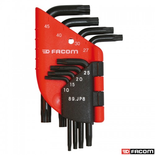 89.JP6 FACOM ΣΕΤ ΓΩΝΙΑΚΑ ΚΛΕΙΔΙΑ TORX 10-40 ΣΕ ΘΗΚΗ