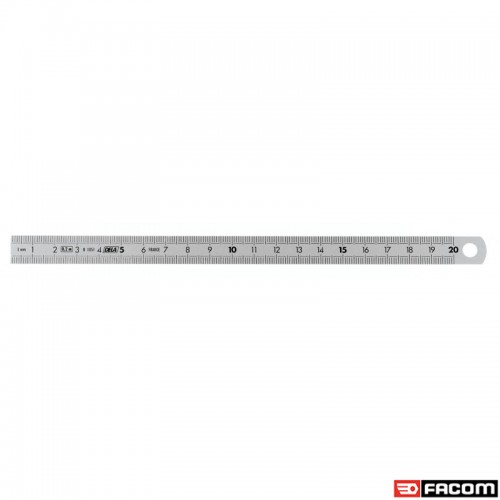 DELA.1051.150 FACOM 150MM ΕΥΚΑΜΠΤΟΣ ΚΑΝΟΝΑΣ ΑΠΌ ΑΝΟΞΕΙΔΩΤΟ ΑΤΣΑΛΙ 2 ΌΨΕΩΝ