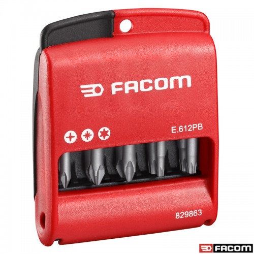 E.611 FACOM ΣΕΤ 10 ΜΥΤΕΣ 50MM 1/4' ΣΕ ΘΗΚΗ