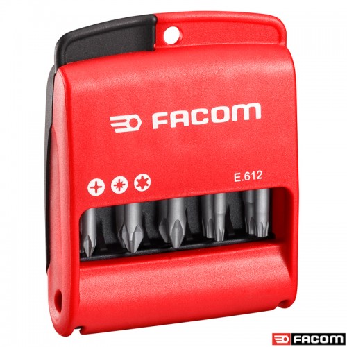 E.612 FACOM ΣΕΤ 10 ΜΑΚΡΙΕΣ ΜΥΤΕΣ 50MM 1/4' ΣΕ ΘΗΚΗ