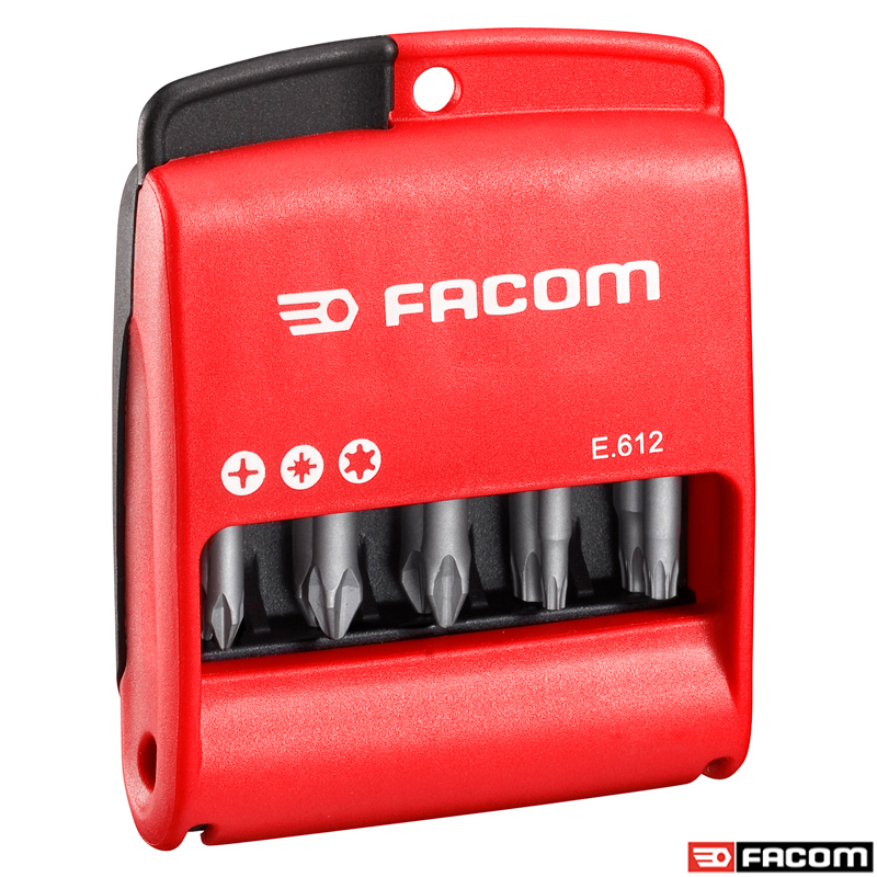 E.612 FACOM ΣΕΤ 10 ΜΑΚΡΙΕΣ ΜΥΤΕΣ 50MM 1/4' ΣΕ ΘΗΚΗ
