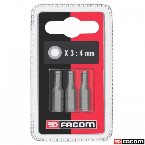 EH1.J3 FACOM ΣΕΤ 3 ΜΥΤΕΣ 25MM ΕΞΑΓΩΝΕΣ