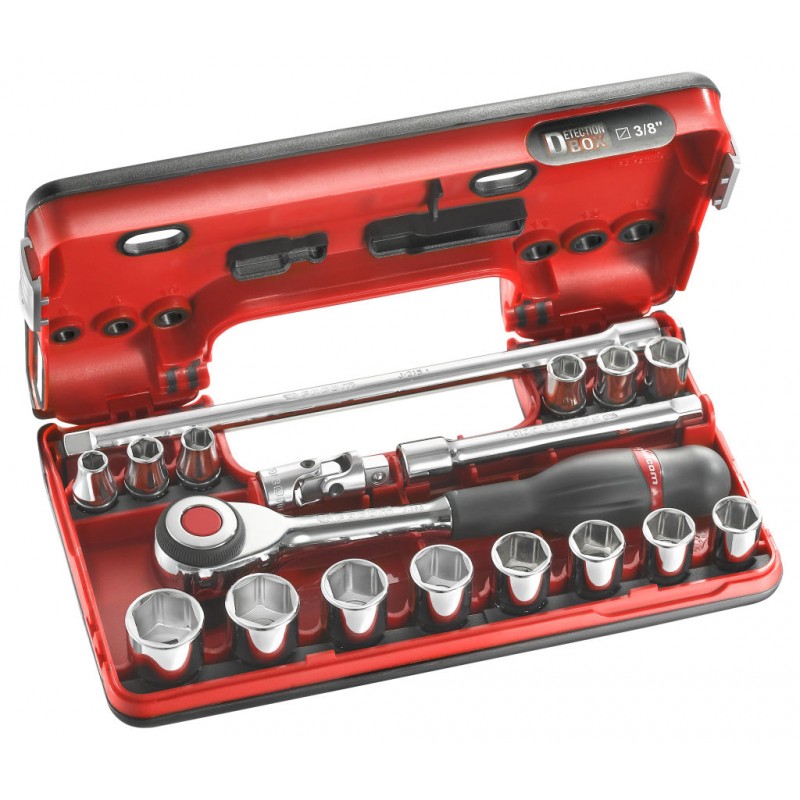 J.360DBOX1 FACOM ΣΕΤ 18 ΚΑΡΥΔΑΚΙΑ 3/8” ΚΑΙ 1/2” J.360DBOX1 FACOM ΣΕΤ 18 ΚΑΡΥΔΑΚΙΑ 3/8” ΚΑΙ 1/2”