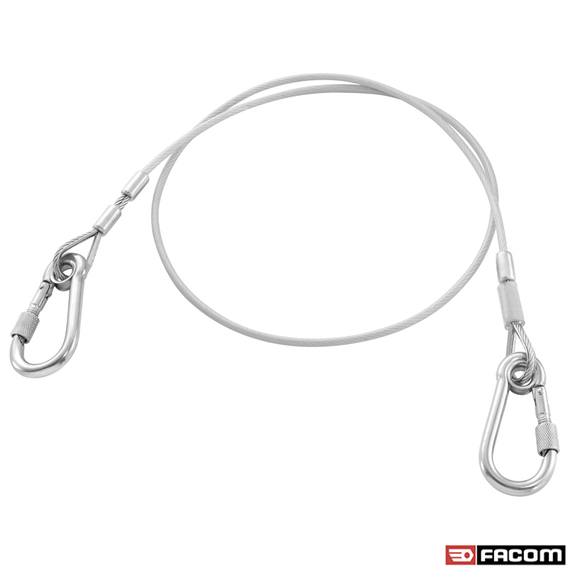 SLS LANYARD 1.2M METAL WIRE 2 CARABINEER FACOM LAN1.2MSLS SLS LANYARD 1.2M METAL WIRE 2 CARABINEER FACOM LAN1.2MSLS