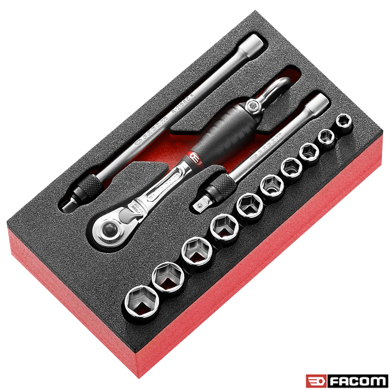 SLS FOAM MOD 1/4' SOCKET SET 6PT RL.171 FACOM MODM.RL1SLS SLS FOAM MOD 1/4' SOCKET SET 6PT RL.171 FACOM MODM.RL1SLS