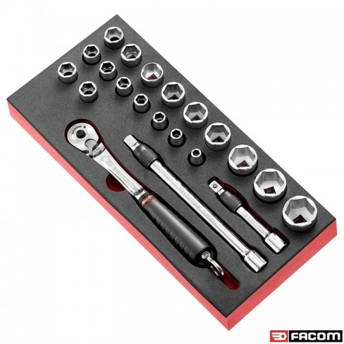 SLS FOAM MOD 1/2' SOCKET SET 6PT SL.171 FACOM MODM.SL1SLS