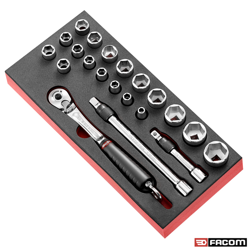SLS FOAM MOD 1/2' SOCKET SET 6PT SL.171 FACOM MODM.SL1SLS