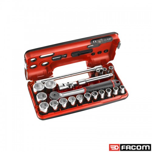 S.161DBOX1PB FACOM 1/2' ΣΕΤ ΚΑΣΤΑΝΙΑΣ 21 ΤΕΜΑΧΙΩΝ ΜΕ ΕΞΑΓΩΝΑ ΚΑΡΥΔΑΚΙΑ