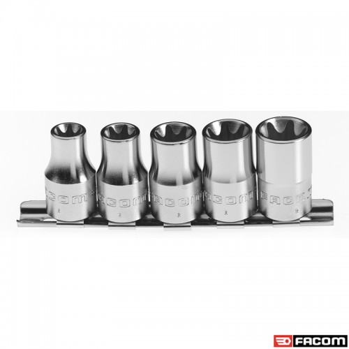 STX.40 FACOM ΣΕΤ ΜΕ 5 ΚΑΡΥΔΑΚΙΑ TORX E12 - E14 - E16 - E18 - E20 1/2